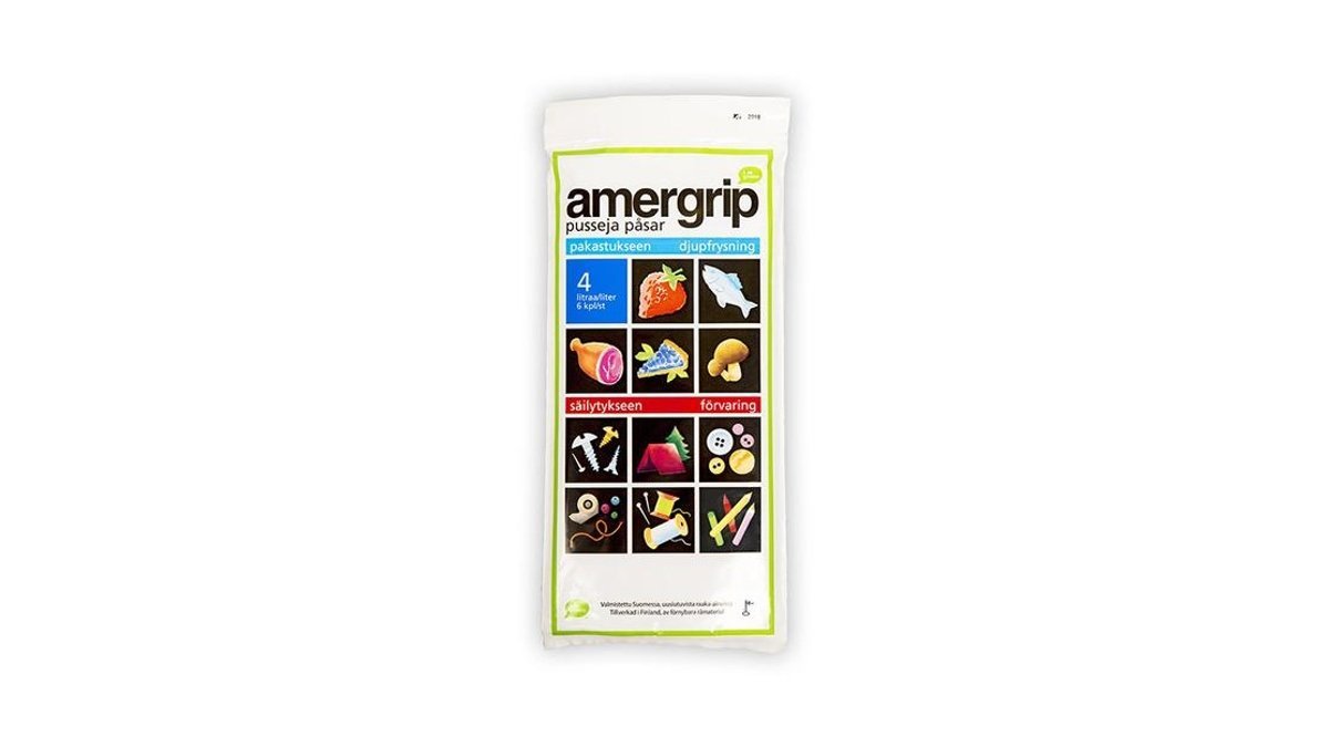 Amergrip pakastuspussi 4L 6kpl