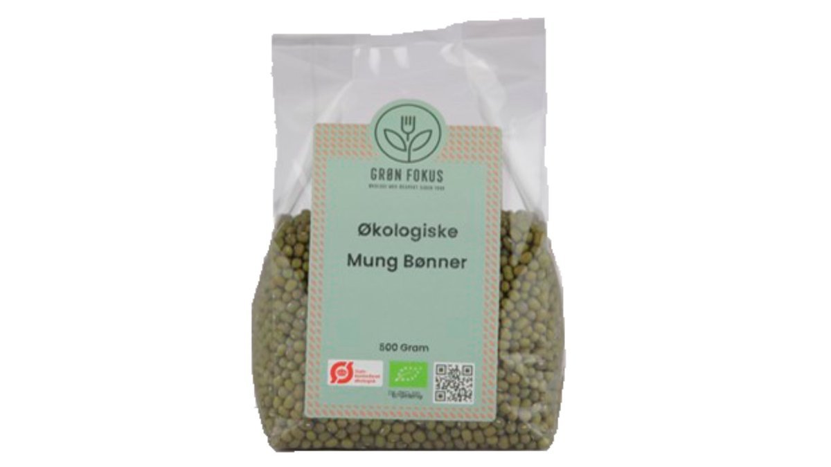 Mung bønner øko. Grøn Fokus 500 g