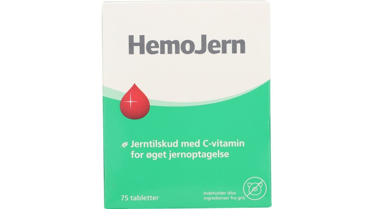 Jerntilskud m. c-vitamin, HemoJern