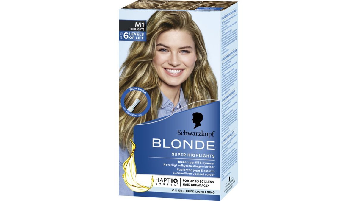Schwarzkopf Blondering M1, Superslingor