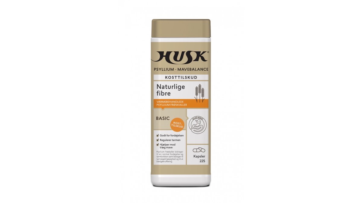 Psyllium Mavebalance kapsler, Fiber HUSK