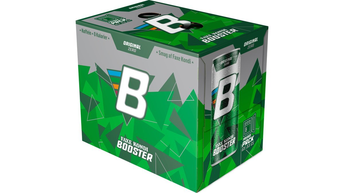 Faxe Kondi Booster Energidrik 0 kal. 6-pak
