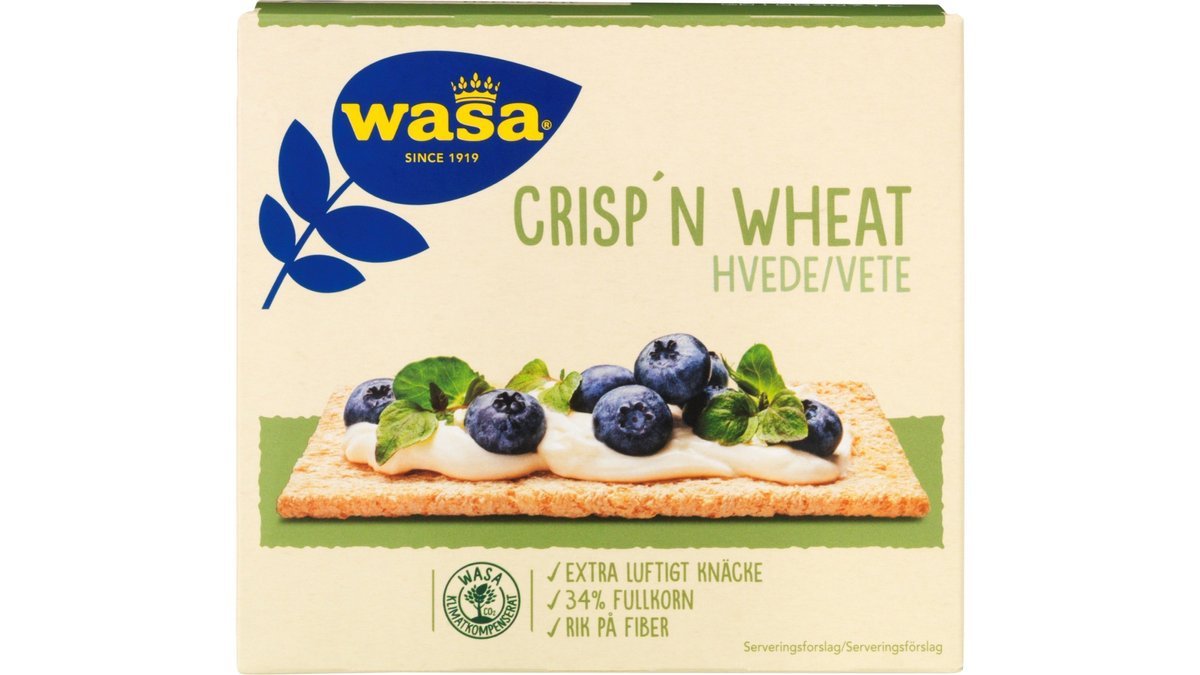 Knækbrød Crisp'n Wheat, Wasa