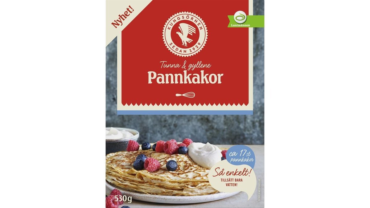 Kungsörnen Pannkaksmix, 530 g