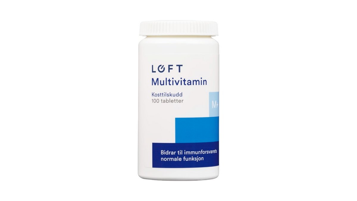 Løft Multivitamin Svelgetablett 100 stk, 80 g