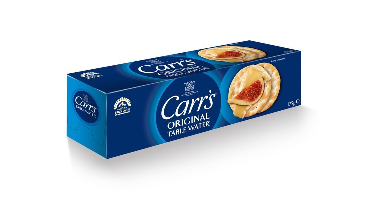 Carr's Table Water Bite Size keksi 125g