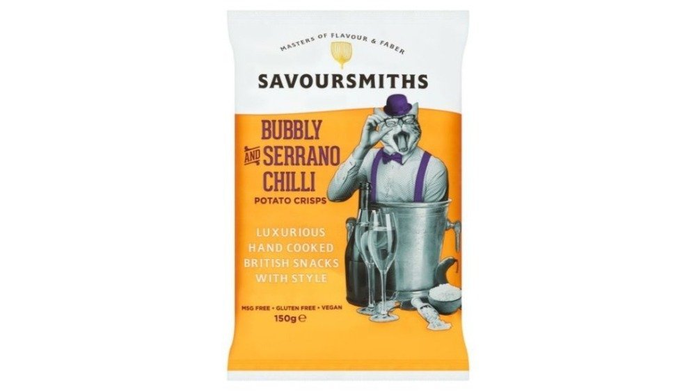 Chips M. Champagne & Serrano Chili, Savoursmiths