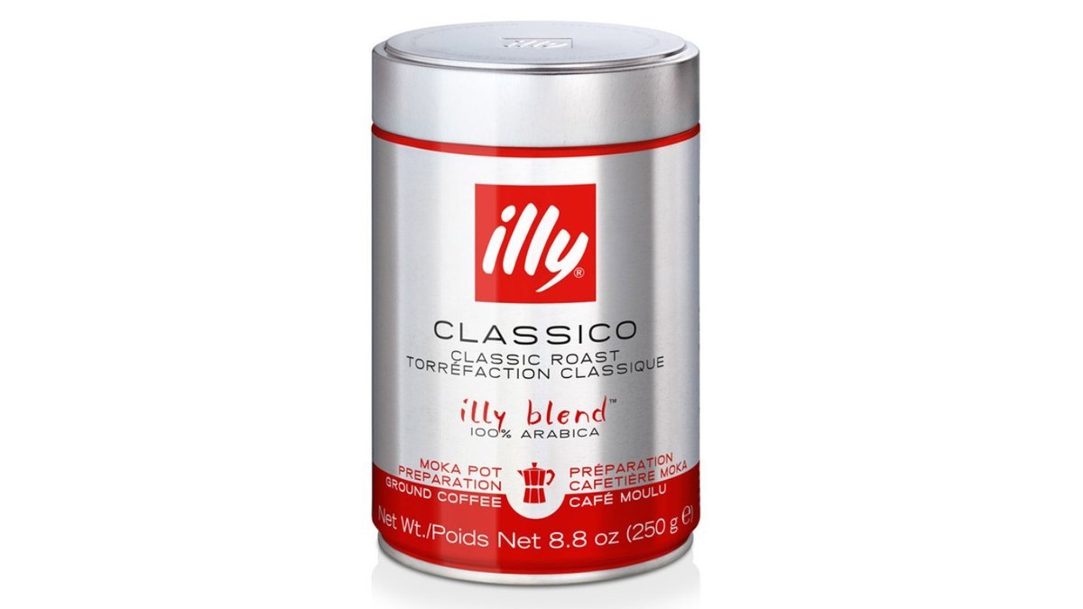 Illy srednje pržena mljevena kava za moku, 250 g
