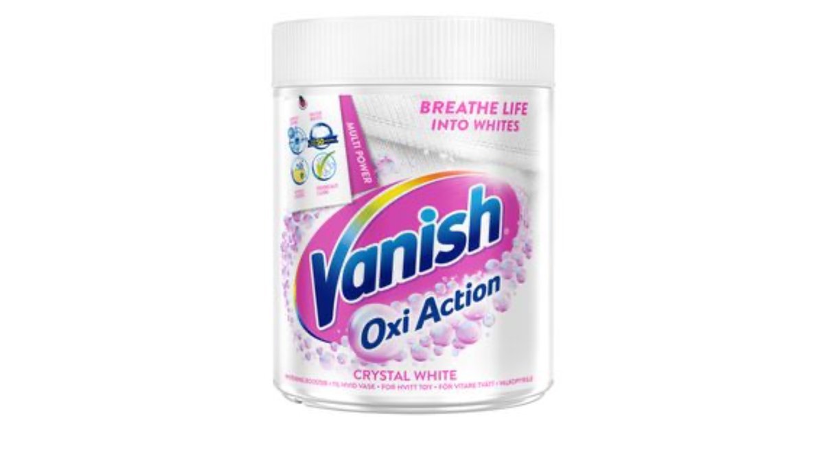 Pletfjerner (pulver) t. hvid vask, Vanish