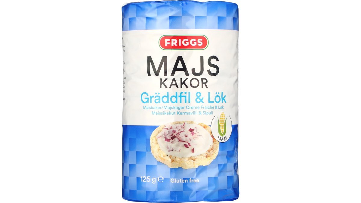 Friggs Majskager Sour Cream & Onion 125 g
