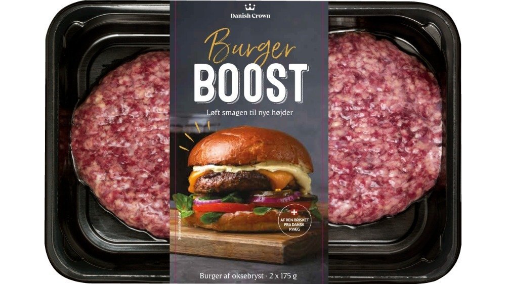 Bøffer t. burger af oksebryst, Danish Crown