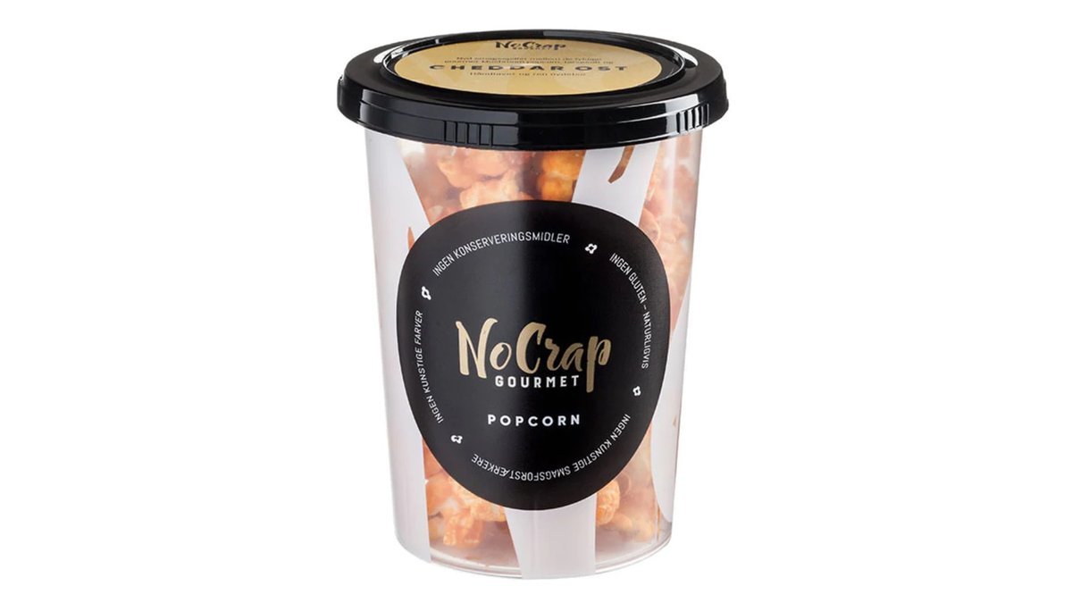 NoCrap Gourmet Popcorn Cheddar Ost