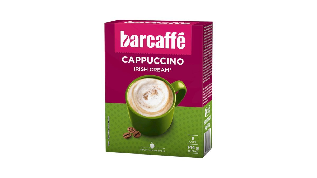 Barcaffè Cappuccino Irish Cream, 144 g