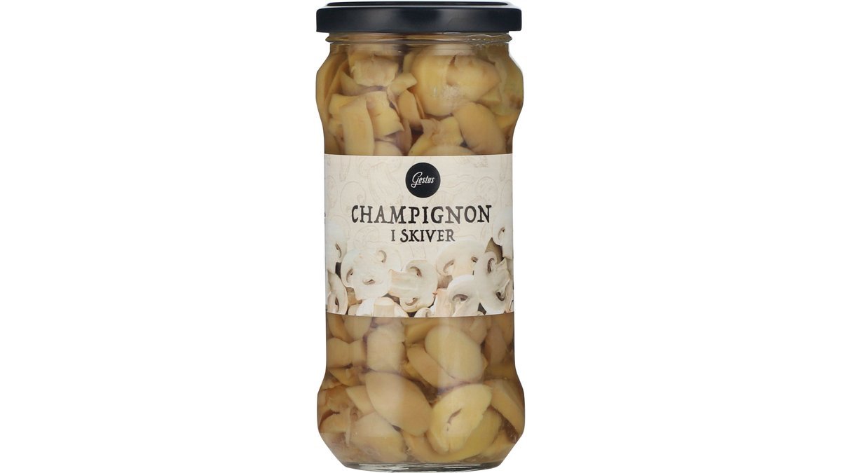 Champignon i skiver, Gestus