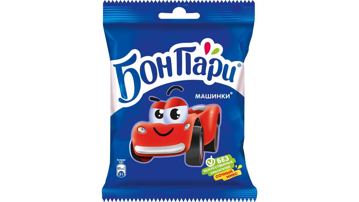 Мармелад БОНПАРИ Жевательный Машинки 75г м/у