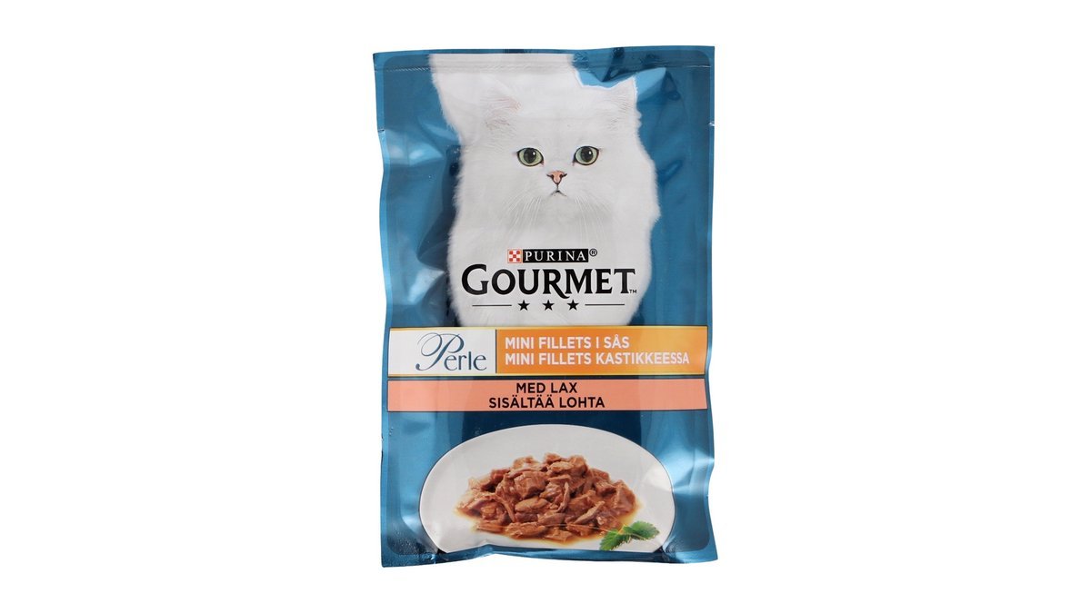 Perle mini fillets i sovs m. laks, Purina Gourmet