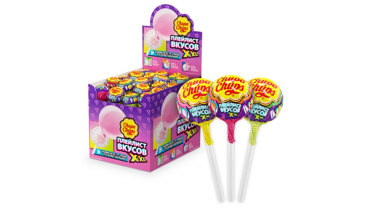 Леденец CHUPA CHUPS XXL Плейлист вкусов 29г м/у