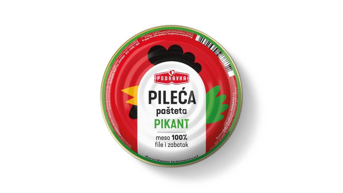 Podravka pileća pašteta pikant, 95 g