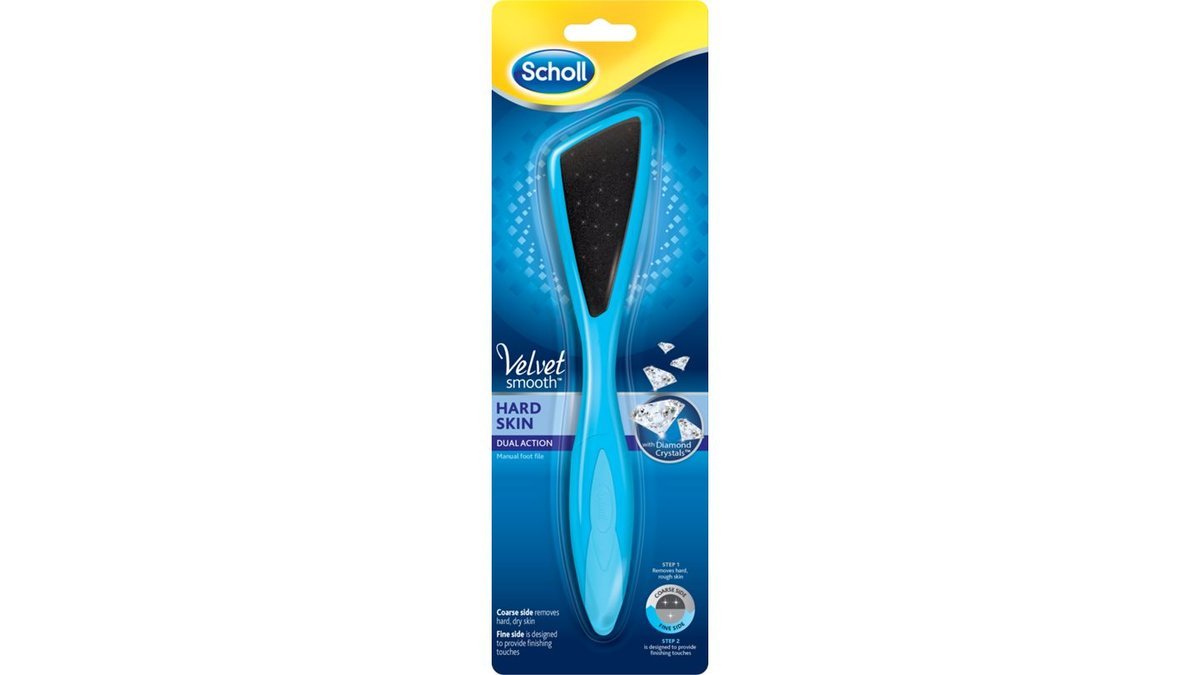 Scholl Dubbelverkande Fotfil, 1-pack