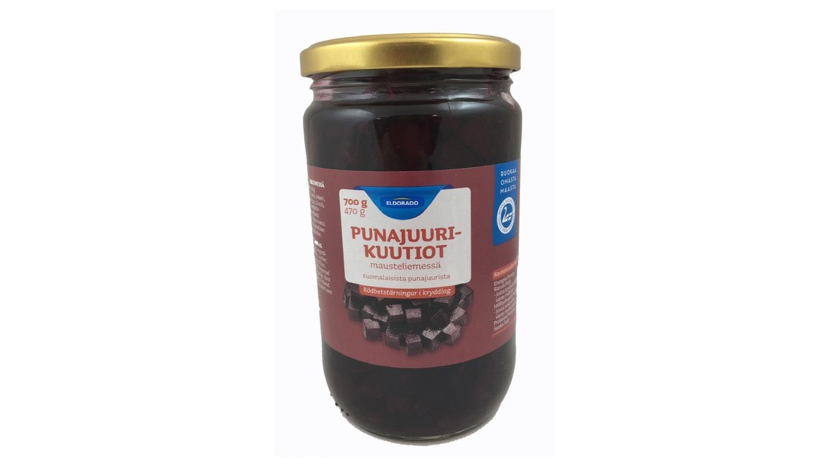 Eldorado Punajuuri kuutioina mausteliemessä 700/470g
