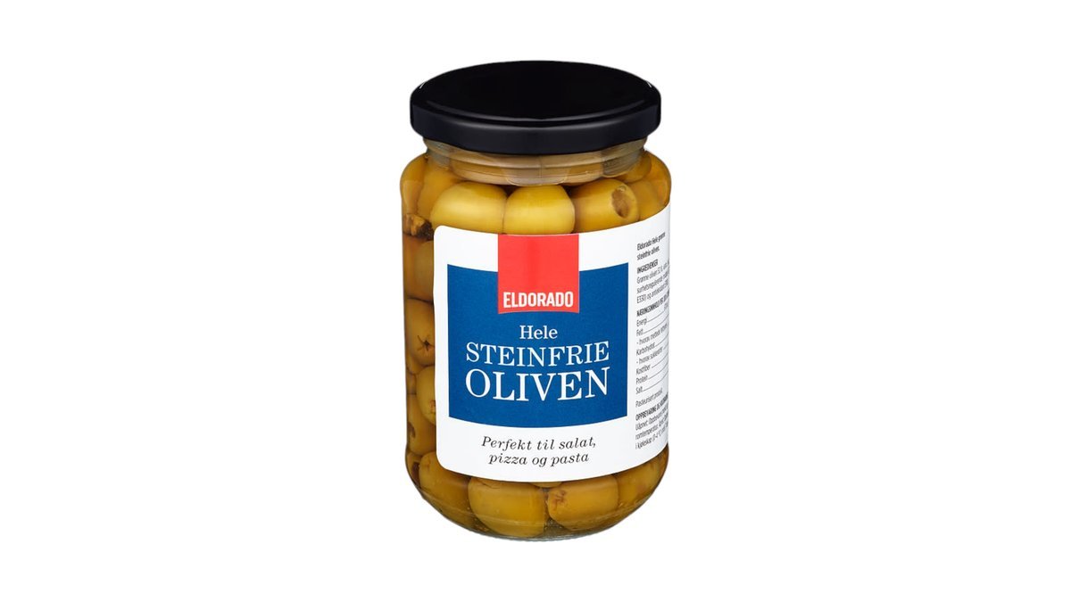 Eldorado Oliven Grønn U/Sten, 335 g