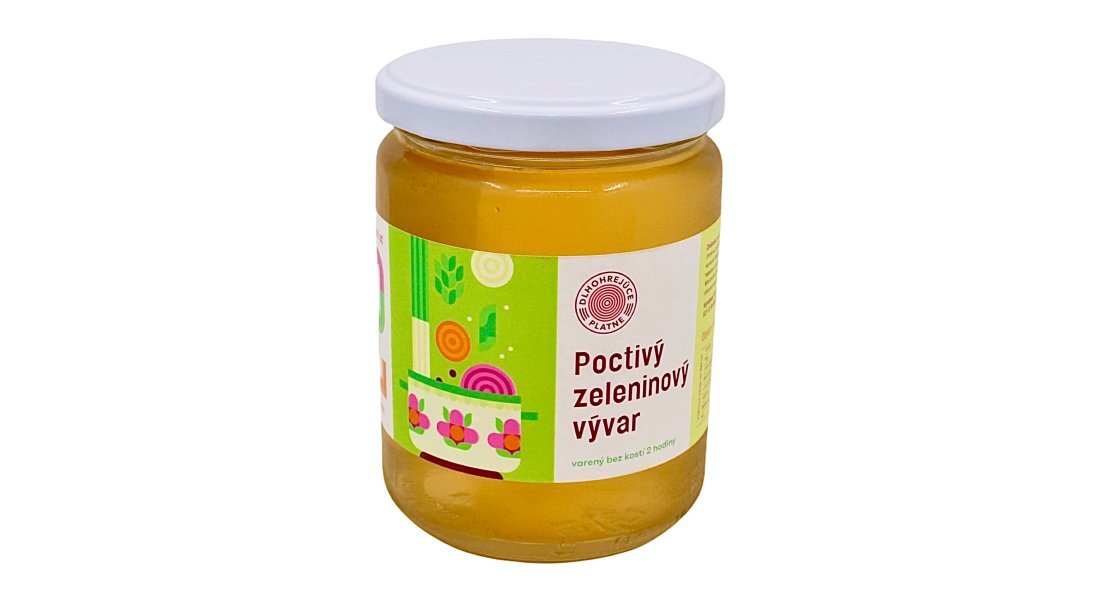 ** Poctivý zeleninový vývar, 450 ml