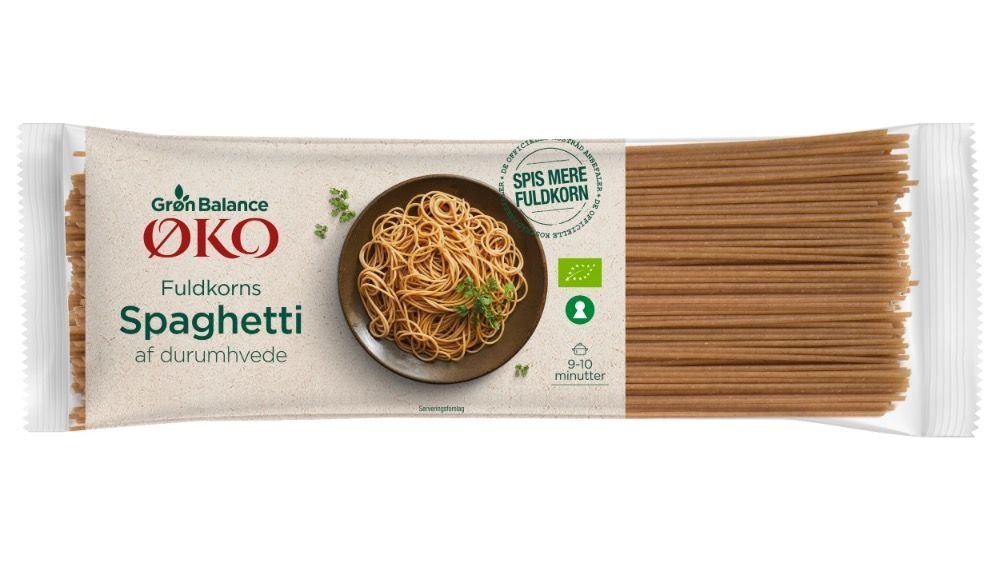 Spaghetti m. fuldkorn øko. Grøn Balance