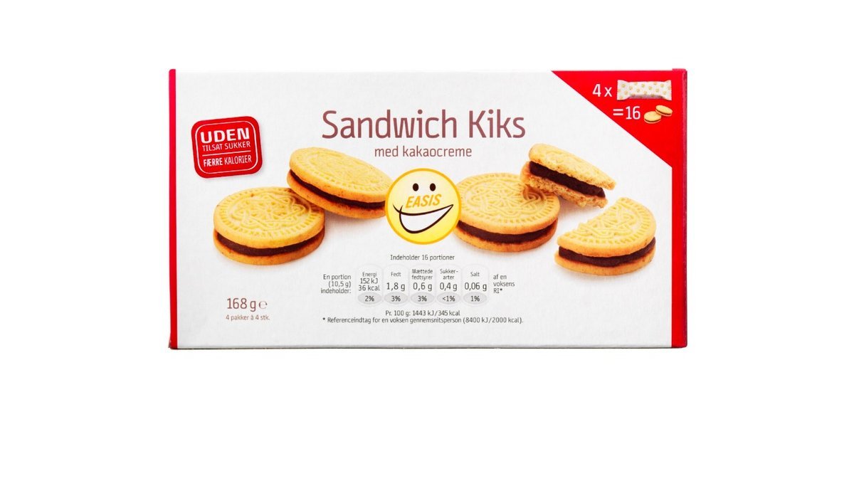 Sandwichkiks M. Kakaocreme, Easis