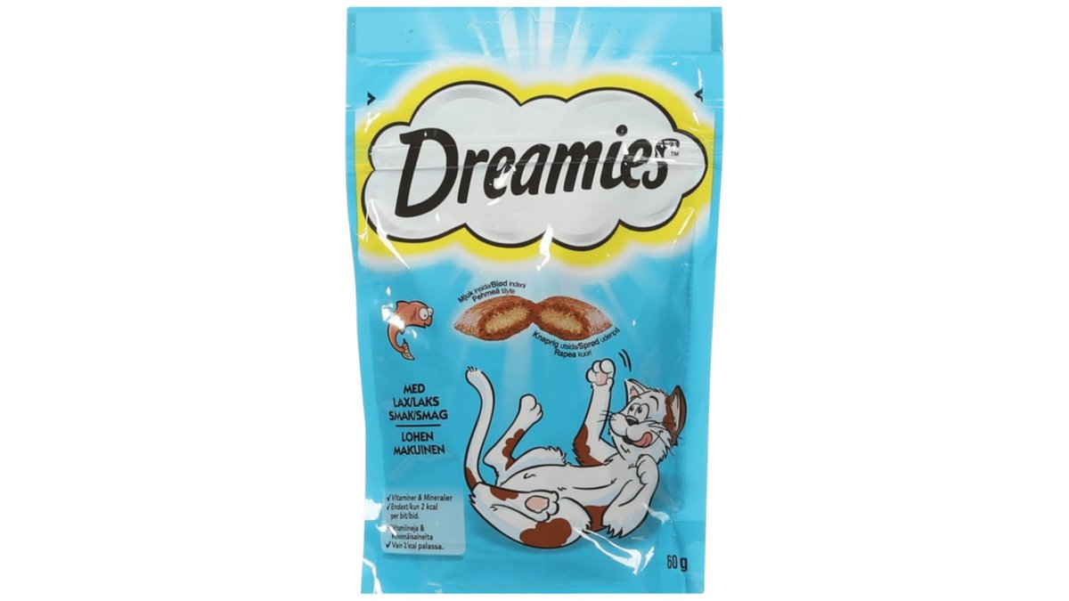 Dreamies Kattesnacks Laks, 60 g