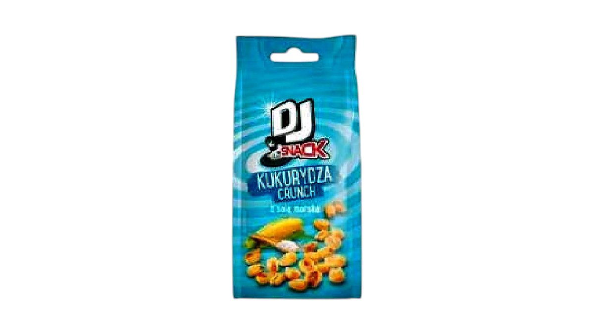 Kukurydza crunch z solą morską 100g Dj snack