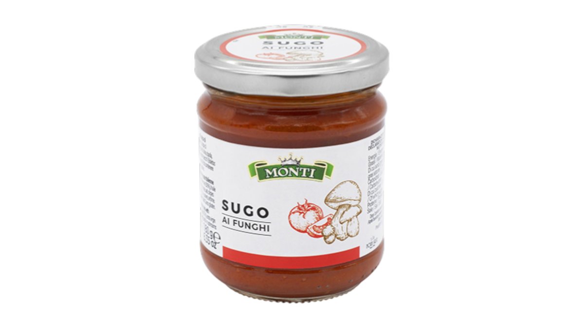 Monti Tomato sauce Funghi so šampiňonmi, 180 g
