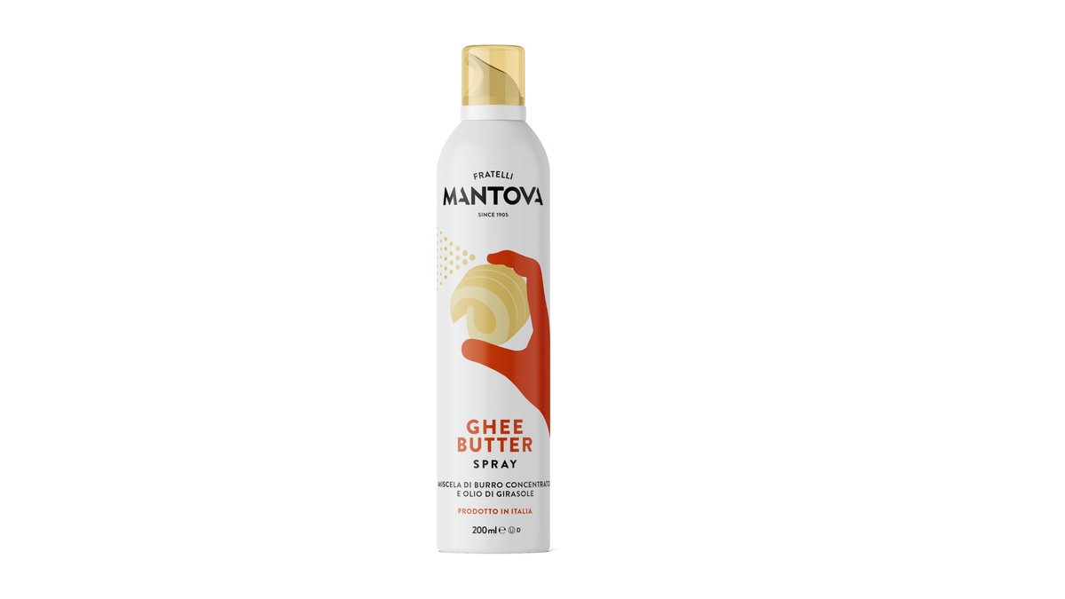 Fratelli Mantova Ghee Butter prepustené maslo, sprej, 200 ml
