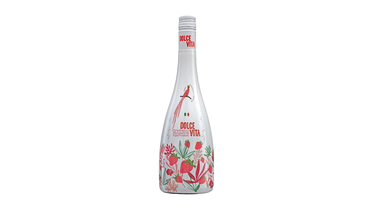 Donelli Succo d´uva s prichuťou jahôd Margharita Dolce vita Equivado, 0,75 l