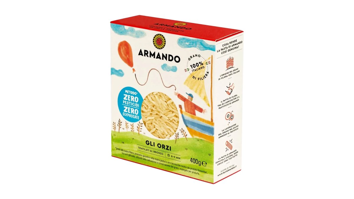 Grano Armando Gli Orzi Detské cestoviny, 400 g