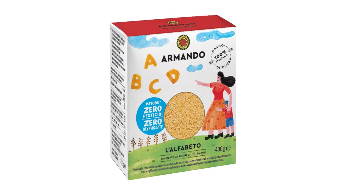 Grano Armando L´Alfabeto Detské cestoviny, abeceda, 400 g