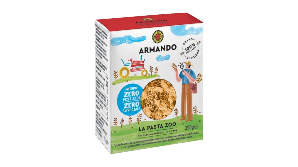 Grano Armando La pasta Zoo Detské cestoviny, zvieratká, 350 g
