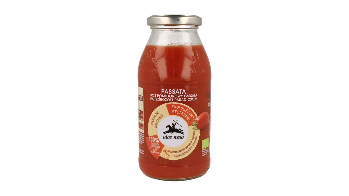 Alce Nero Paradajkové pyré, pasírované pardajky, 500 g