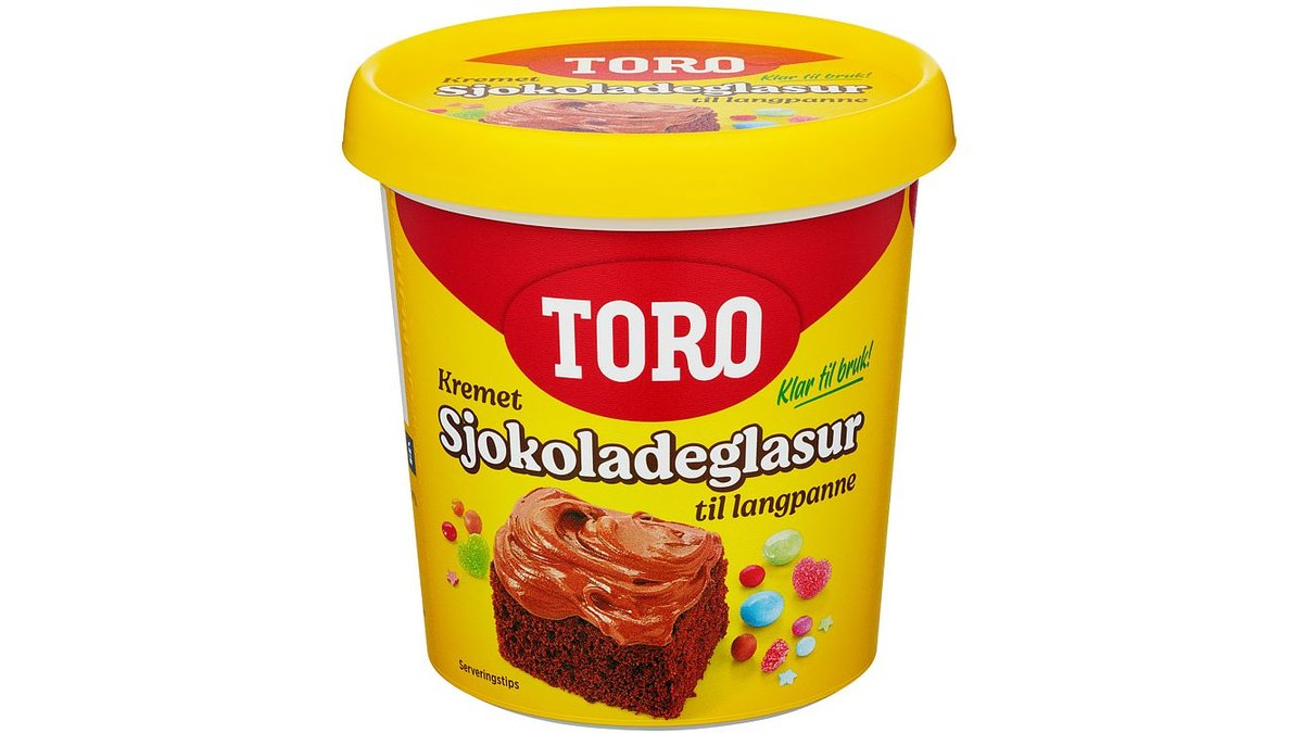 Toro Sjokoladeglasur Kremet, 340 g