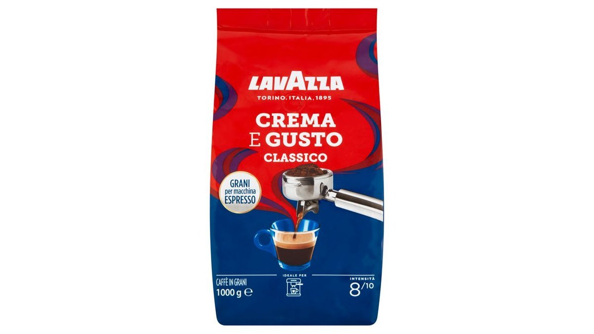 Lavazza Crema e Gusto Classico káva zrnková 1000g