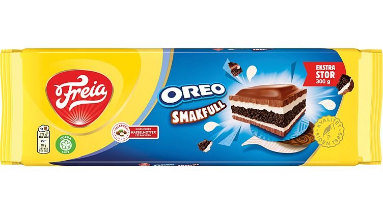 Freia Smakfull Oreo Sjokolade, 300 g