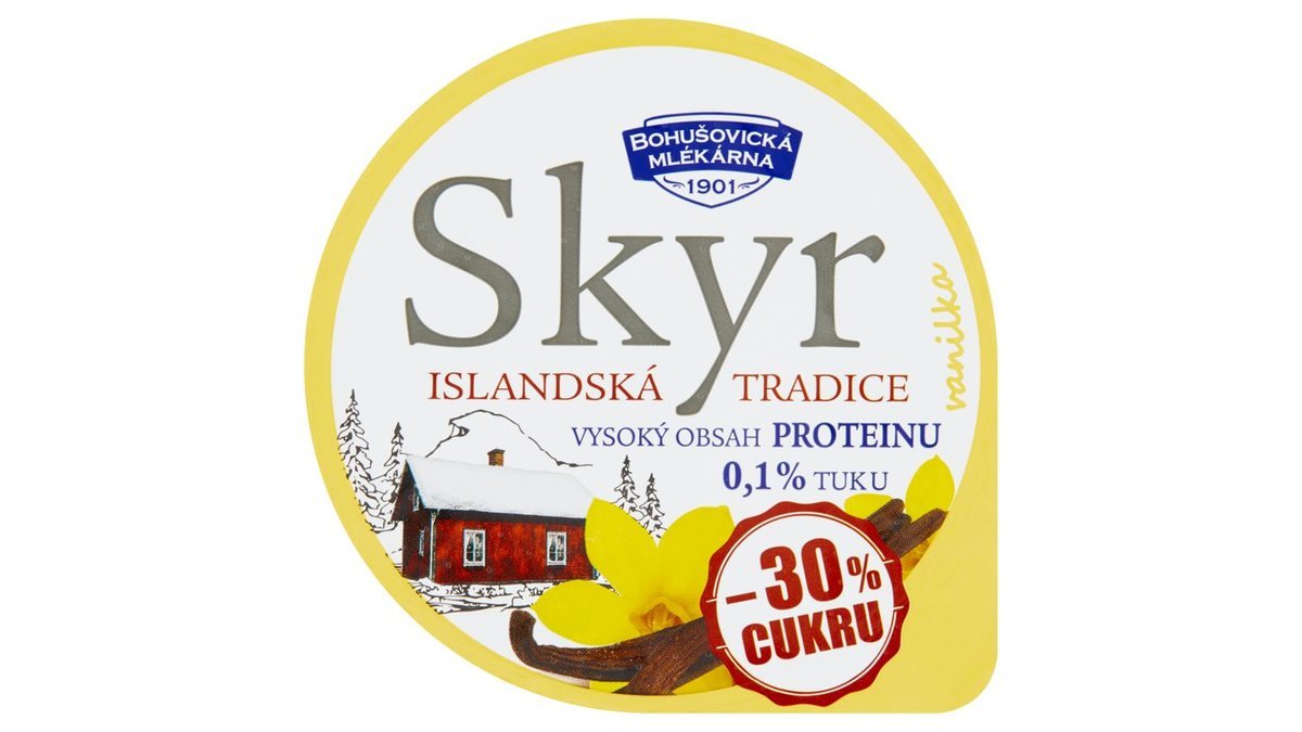 Bohušovická mlékárna Skyr vanilka 140g