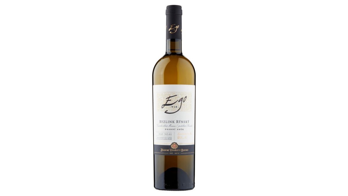 Zámecké Vinařství Bzenec Ego No. 81 Ryzlink rýnský víno s přívlastkem pozdní sběr suché bílé 750ml