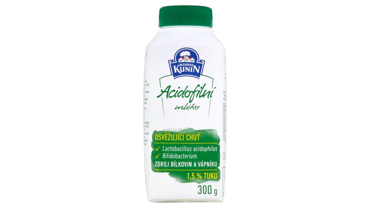 Mlékárna Kunín Acidofilní mléko 300g