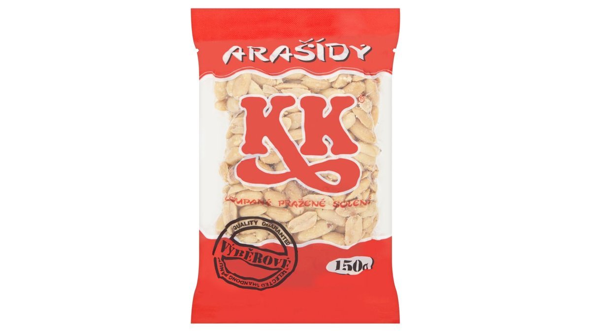 KK Arašídy loupané pražené solené 150g