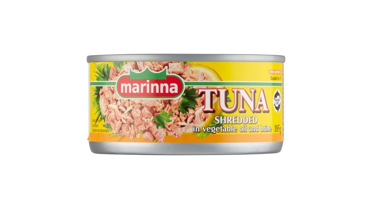 marinna Tuňák drcený v rostlinném oleji a nálevu 185g