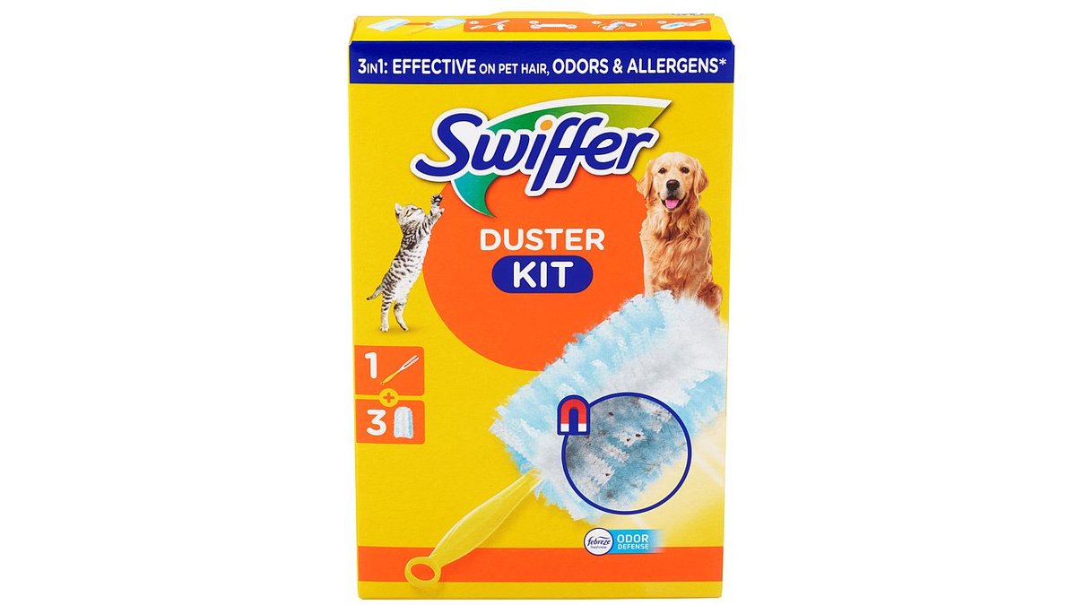 Swiffer Duster Starterkit Handle+3 Refil, 1 stk