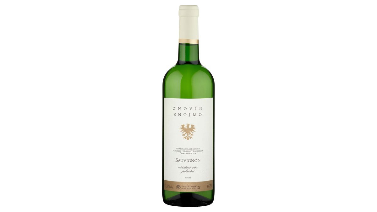🇨🇿 Znovín Znojmo Sauvignon bílé suché víno, 0,75 l