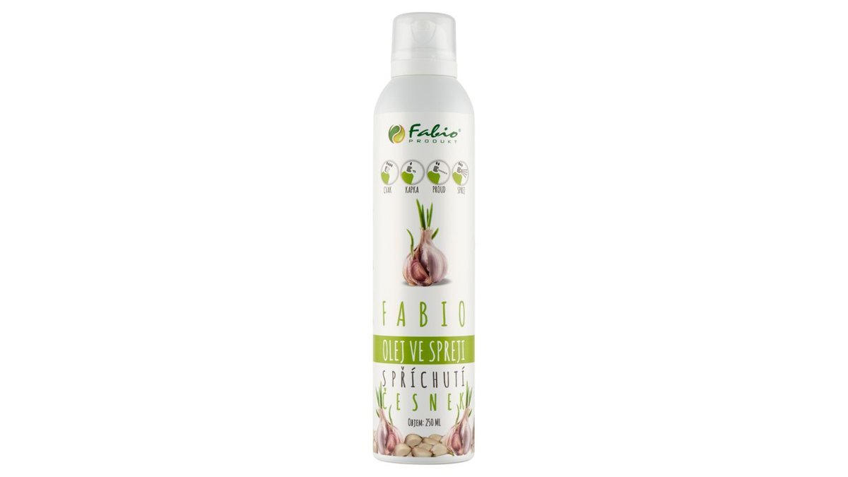 Fabio Produkt Fabio Olej ve spreji s příchutí česnek 250ml