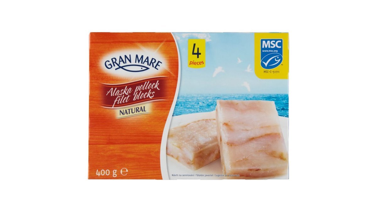Gran Mare Filety z aljašské tresky 4 x 100g (400g)