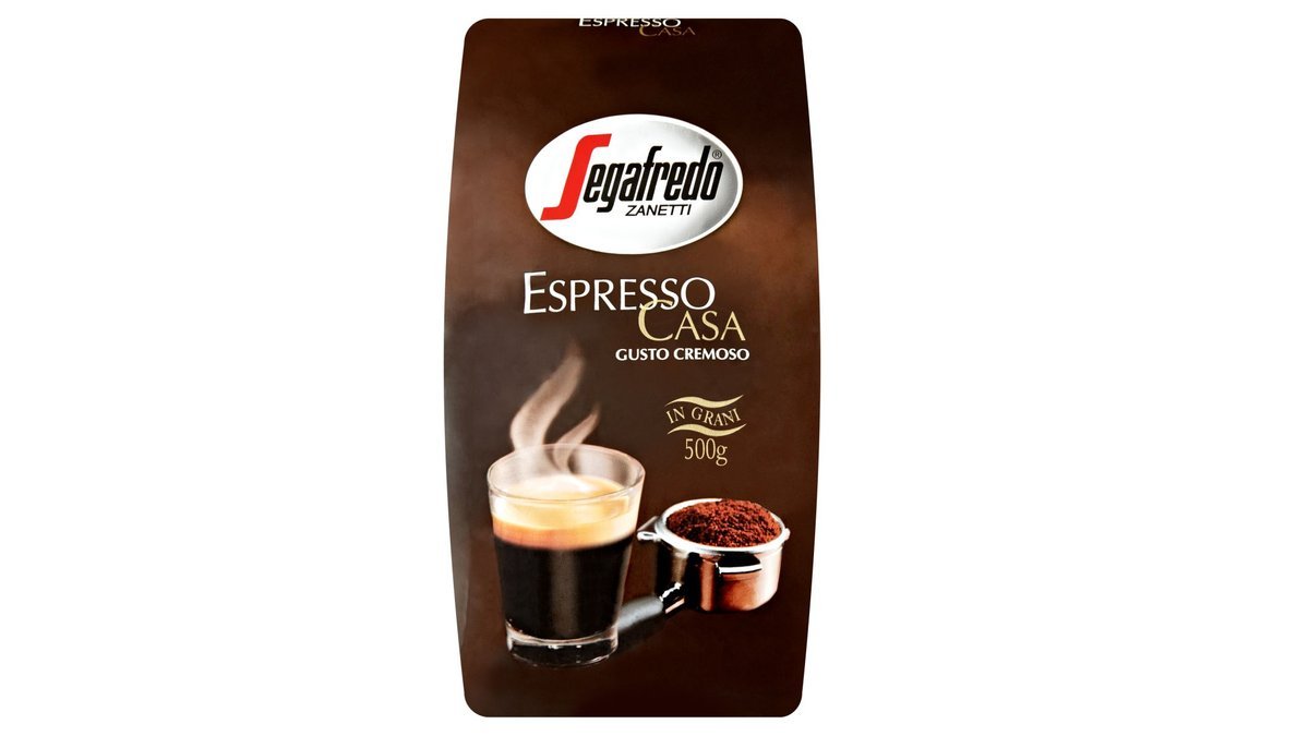 Segafredo Zanetti Espresso casa káva zrnková pražená 500g